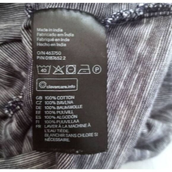 H&M BLUE MARBLED HOODIE SZ.S EUC. - Picture 5 of 5